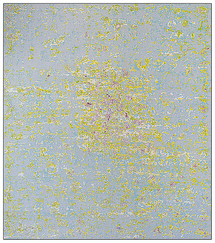 Gesso on canvas 170cm x 150cm Simon James 2014 Exhibited: Max Planck Institute, Wiede Fabrik Summer 2016 