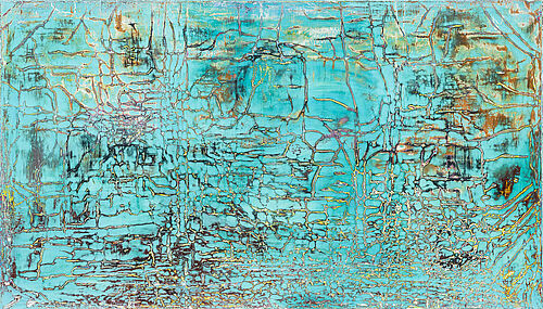 Painted by Simon James Gesso on canvas 230cm x 130cm 2020 Exhibited: Wiede-Fabrik 2020 SOLD